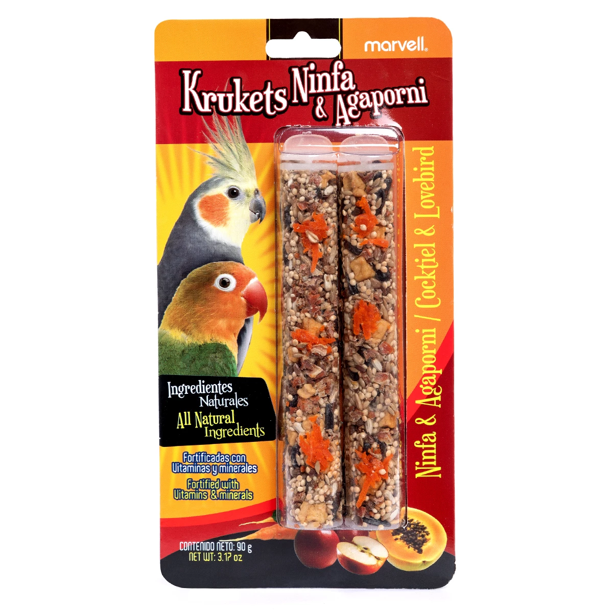 Krukets Premios Para Ninfa Y Agaporni, 90 G 1 Krukets Premios Para Ninfa Y Agaporni, 90 G