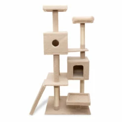 You & Me Mueble Para Gato Tipo 脕rbol De 7 Niveles Con Juguete Y Rascador De Cart贸n
