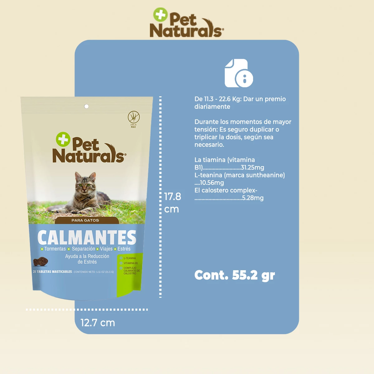 Pet Naturals Calmantes Naturales Masticables Para Gato, 30 Piezas 4 Pet Naturals Calmantes Naturales Masticables Para Gato, 30 Piezas - Image 4