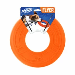 Nerf Dog Frisbee Atomic Flyer Color Naranja Para Perro, Grande