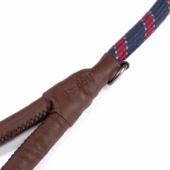 Reddy Correa De Cuerda Color Azul Con Detalles En Cuero Genuino Para Perro, 1.8 M -Tropiclean Shop 1200ftw 132554 2