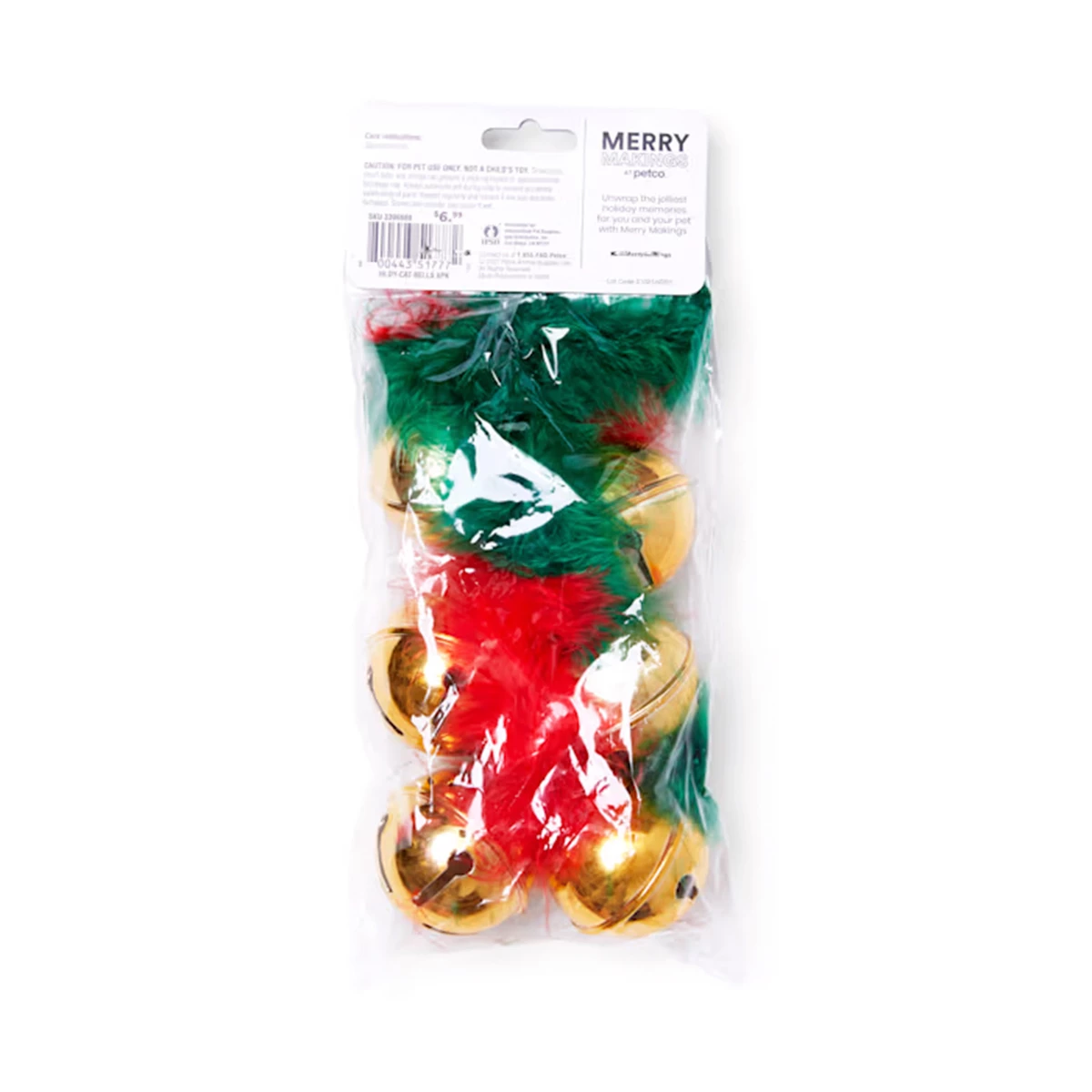 Merry Makings Paquete 6 Cascabeles Para Gato, Unitalla 2 Merry Makings Paquete 6 Cascabeles Para Gato, Unitalla - Image 2