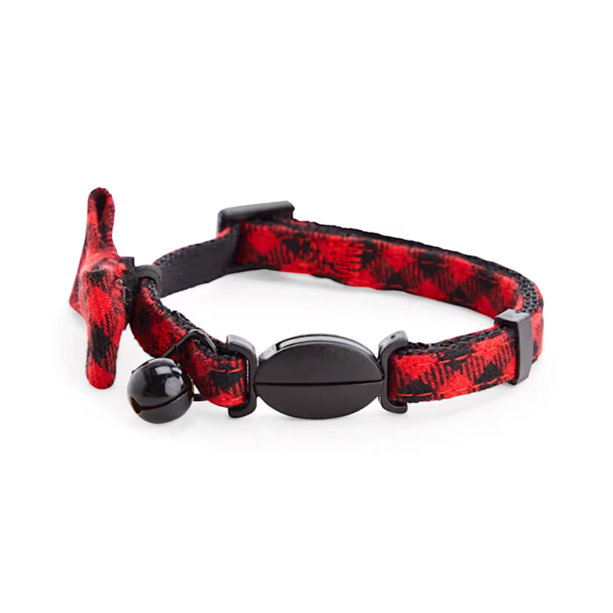 Merry Makings Collar Cuadros Rojos Para Gato, Chico/Mediano 1 Merry Makings Collar Cuadros Rojos Para Gato, Chico/Mediano