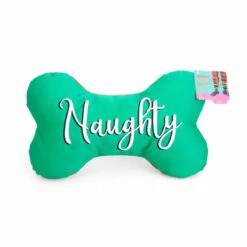 Merry Makings Juguete Peluche Hueso Navideño Para Perro, Mediano