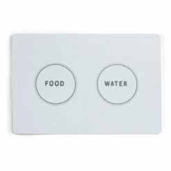 EveryYay Mantel Antideslizante Para Tazones De Perro, Blanco