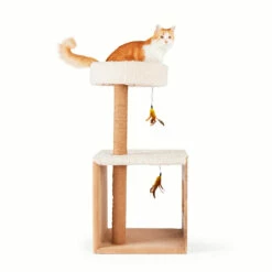 EveryYay Mueble Tipo Torre Con Guarida Y Repisa Para Gato, Beige 5 EveryYay Mueble Tipo Torre Con Guarida Y Repisa Para Gato, Beige -Tropiclean Shop 1200ftw 142229 2