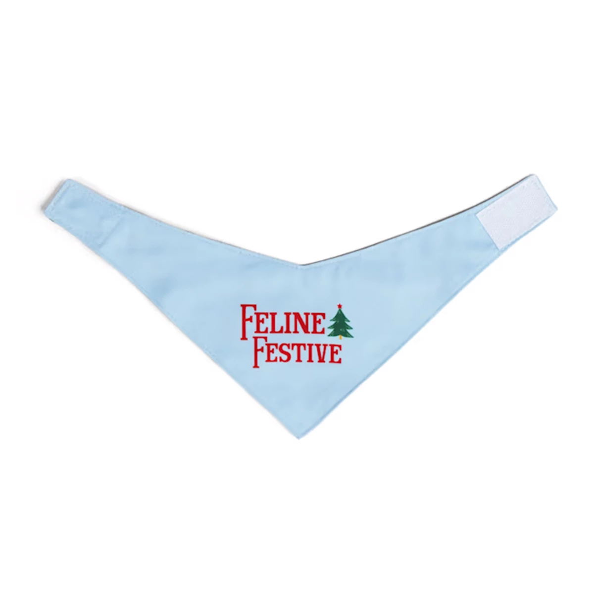 Merry Makings Bandana Doble Vista Feline Azul Para Gato, Unitalla 2 Merry Makings Bandana Doble Vista Feline Azul Para Gato, Unitalla - Image 2