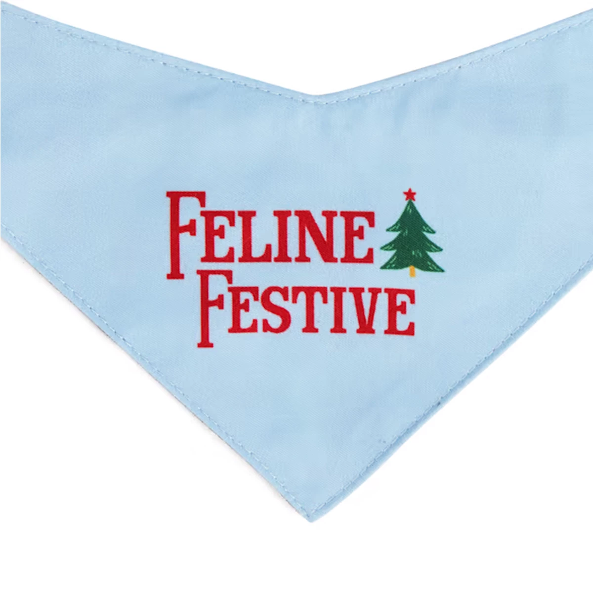 Merry Makings Bandana Doble Vista Feline Azul Para Gato, Unitalla 4 Merry Makings Bandana Doble Vista Feline Azul Para Gato, Unitalla - Image 4