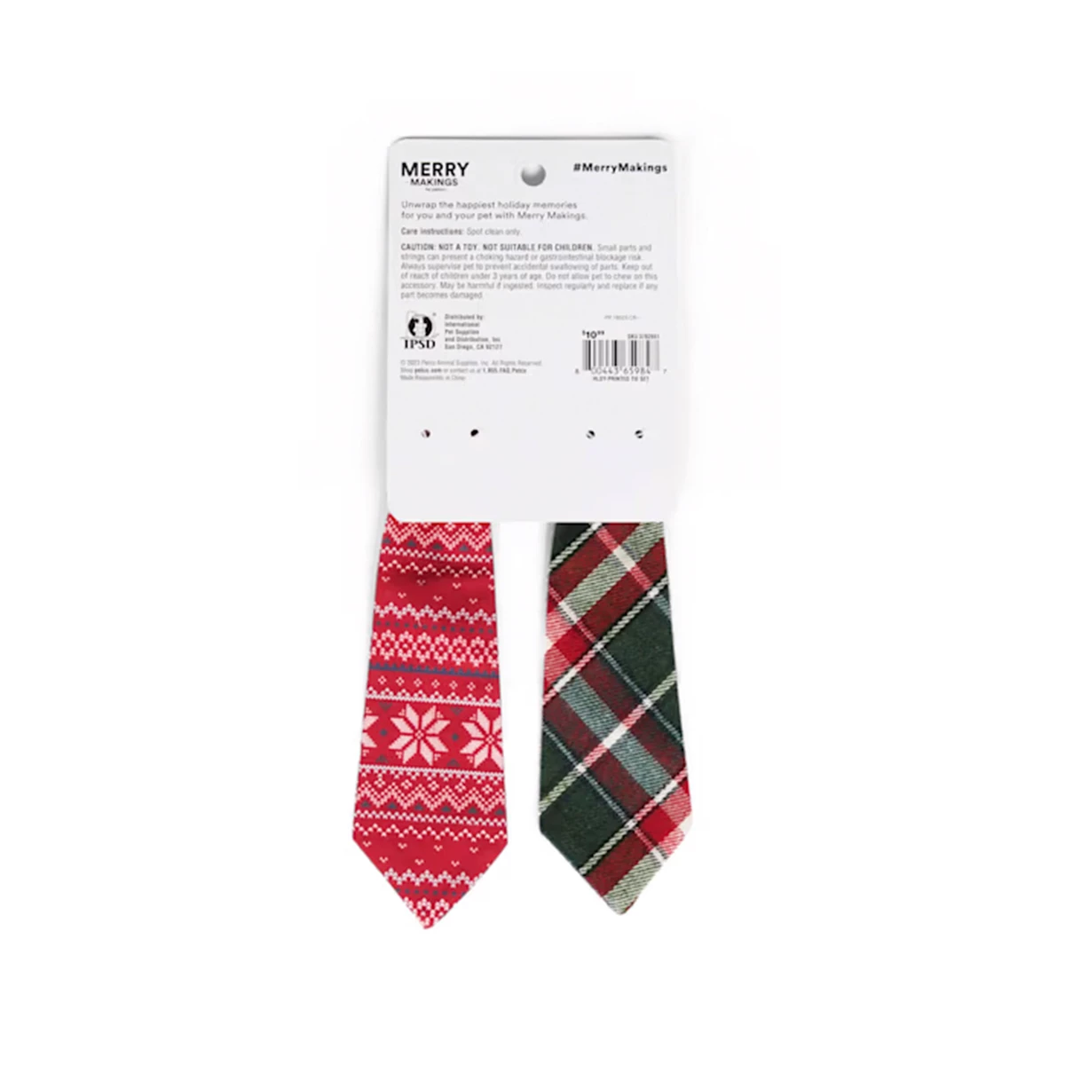 Merry Makings Paquete De 2 Corbatitas Para Perro, Unitalla 6 Merry Makings Paquete De 2 Corbatitas Para Perro, Unitalla - Image 6