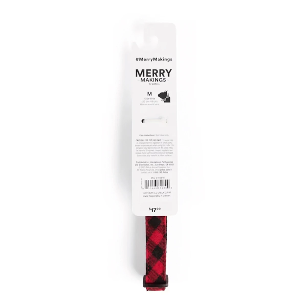 Merry Makings Collar Diseño Leñador Color Rojo Para Perro, Grande / X-Grande 5 Merry Makings Collar Diseño Leñador Color Rojo Para Perro, Grande / X-Grande - Image 5