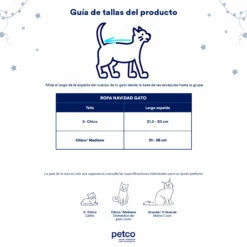 Merry Makings Suéter Tejido Diseño Copos De Nieve Para Gato, Chico / Mediano -Tropiclean Shop 1200ftw 142393 6