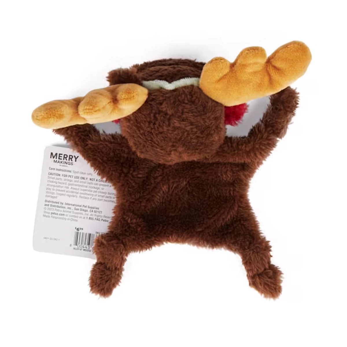 Merry Makings Peluche Flattie Alce Para Perro, Chico 2 Merry Makings Peluche Flattie Alce Para Perro, Chico - Image 2