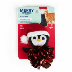 Merry Makings Pelota De Papel Metálico Mylar Con Diseño De Pingüino Para Gato, Unitalla 6 Merry Makings Pelota De Papel Metálico Mylar Con Diseño De Pingüino Para Gato, Unitalla -Tropiclean Shop 1200ftw 142455 2