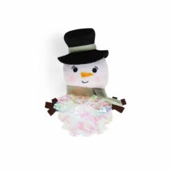 Merry Makings Pelota De Papel Metálico Mylar Con Diseño De Snowman Para Gato, Unitalla