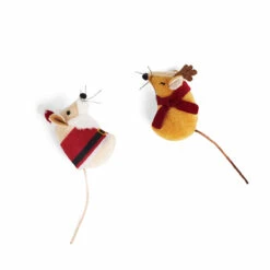 Merry Makings Paquete De Peluches Con Ratones Navideños Para Gato, 2 Piezas -Tropiclean Shop 1200ftw 142457 2
