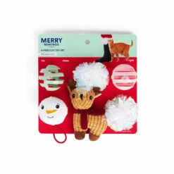 Merry Makings Multipack De Juguetes Edición Navideña Para Gato, 6 Piezas