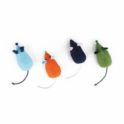 Merry Makings Paquete De Peluches Con Ratones Locos Para Gato, 4 Piezas -Tropiclean Shop 1200ftw 142465 2