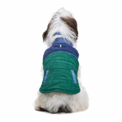 Youly Fall Winter Chaleco Bloque De Colores Azul Y Verde, Grande -Tropiclean Shop 1200ftw 142525 3