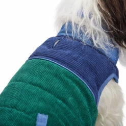 Youly Fall Winter Chaleco Bloque De Colores Azul Y Verde, Grande -Tropiclean Shop 1200ftw 142525 4