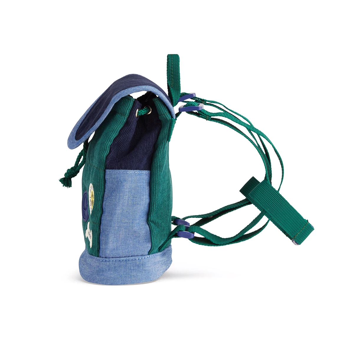 Youly Fall Winter Backpack Colores Azul Y Verde, Chico/ Mediano 5 Youly Fall Winter Backpack Colores Azul Y Verde, Chico/ Mediano - Image 5