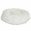 EveryYay SnoozeFest Cama Con Forma De Dona De Peluche Para Gato Color Blanco