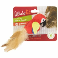 Petlinks Peluche Perico Con Sonido Para Gato