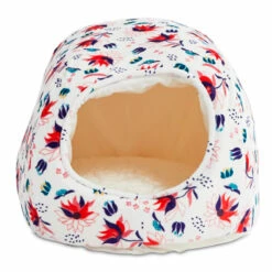 EveryYay SnoozeFest Cama Tipo Iglú Para Gato Color Blanco