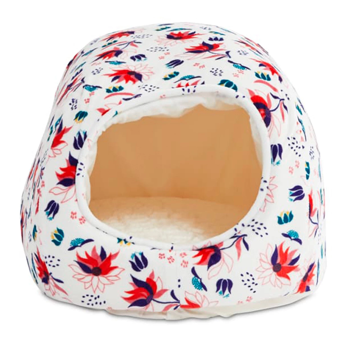 EveryYay SnoozeFest Cama Tipo Iglú Para Gato Color Blanco 1 EveryYay SnoozeFest Cama Tipo Iglú Para Gato Color Blanco