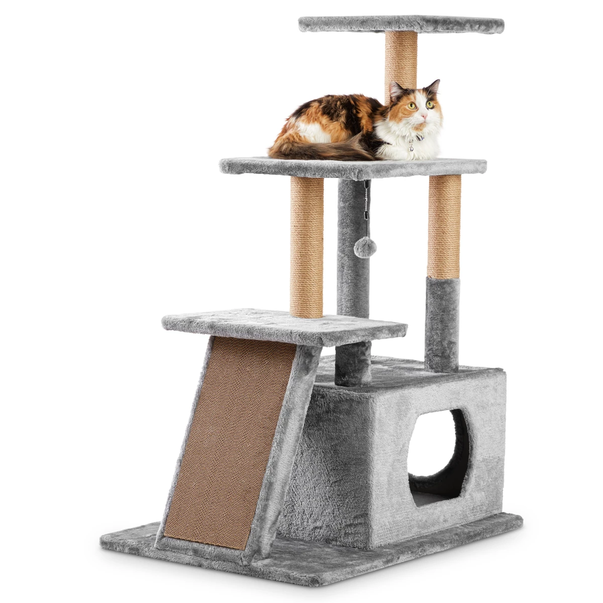 EveryYay Mueble Para Gatos Senior Y De Talla Grande Tipo Árbol Con Rampa Y Escondite 2 EveryYay Mueble Para Gatos Senior Y De Talla Grande Tipo Árbol Con Rampa Y Escondite - Image 2