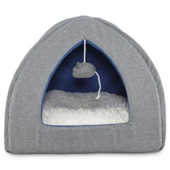 Harmony Cama Tipo Cueva Para Gato Color Gris