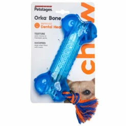 Petstages Orka Juguete Masticable Dise帽o Hueso Plano Para Perro, Grande