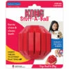 Kong Juguete De Caucho Stuff A Ball Rojo Para Perro