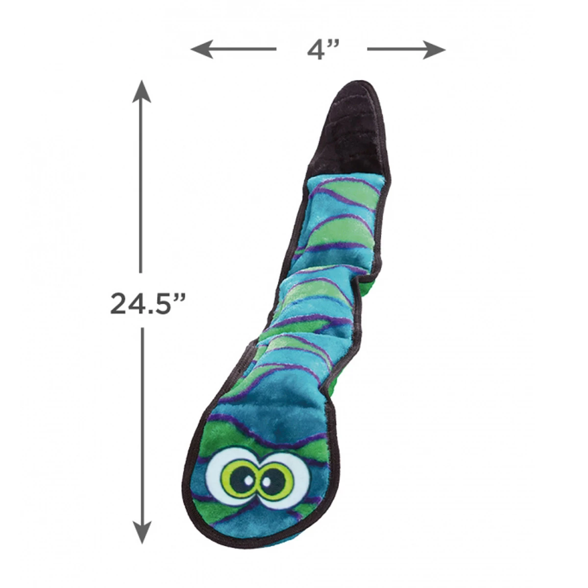 Outward Hound Juguete Resistente Serpiente Invencible Multisonido Para Perro, Grande 2 Outward Hound Juguete Resistente Serpiente Invencible Multisonido Para Perro, Grande - Image 2