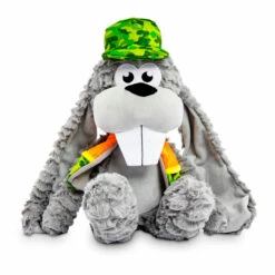Leaps & Bounds Conejo Campista Juguete De Peluche Para Perro, X-Grande