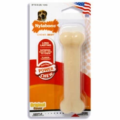 Nylabone Power Chew Juguete Masticable Diseño Hueso Sabor Original Para Perro, Mediano