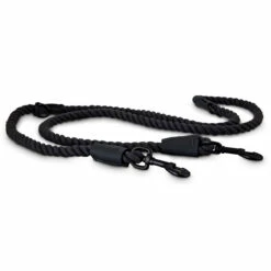 Bond & Co Correa De Cuerda Trenzada Color Negro Para Perro Raza Pequeña, 1.5 M