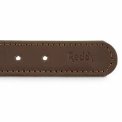 Reddy Collar Redondo De Piel Color Café Con Cierre De Hebilla Para Perro, Grande -Tropiclean Shop medias 1464