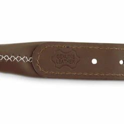 Reddy Collar Redondo De Piel Color Café Con Cierre De Hebilla Para Perro, Grande -Tropiclean Shop medias 1465