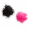 Bond & Co Paquete De 2 Pompones Rosa Y Negro