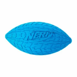 Nerf Balón De Americano Chirriante Con Textura Para Perro, Azul