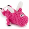GoDog Puerco De Peluche Rosa Durable, Chico