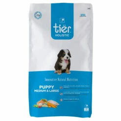 Tiër Holistic Alimento Natural Para Perro Cachorro Raza Mediana/Grande Receta Pollo, 15 Kg