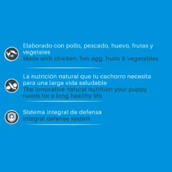 Tiër Holistic Alimento Natural Para Perro Cachorro Raza Mediana/Grande Receta Pollo, 15 Kg -Tropiclean Shop medias 185