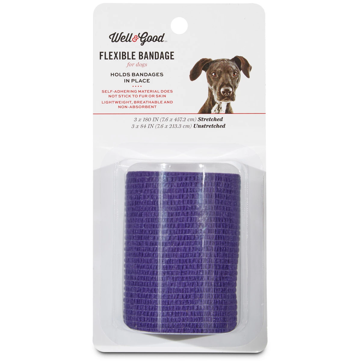 Well & Good Venda Flexible Autoadhesiva Para Perro, 7.6 Cm 1 Well & Good Venda Flexible Autoadhesiva Para Perro, 7.6 Cm