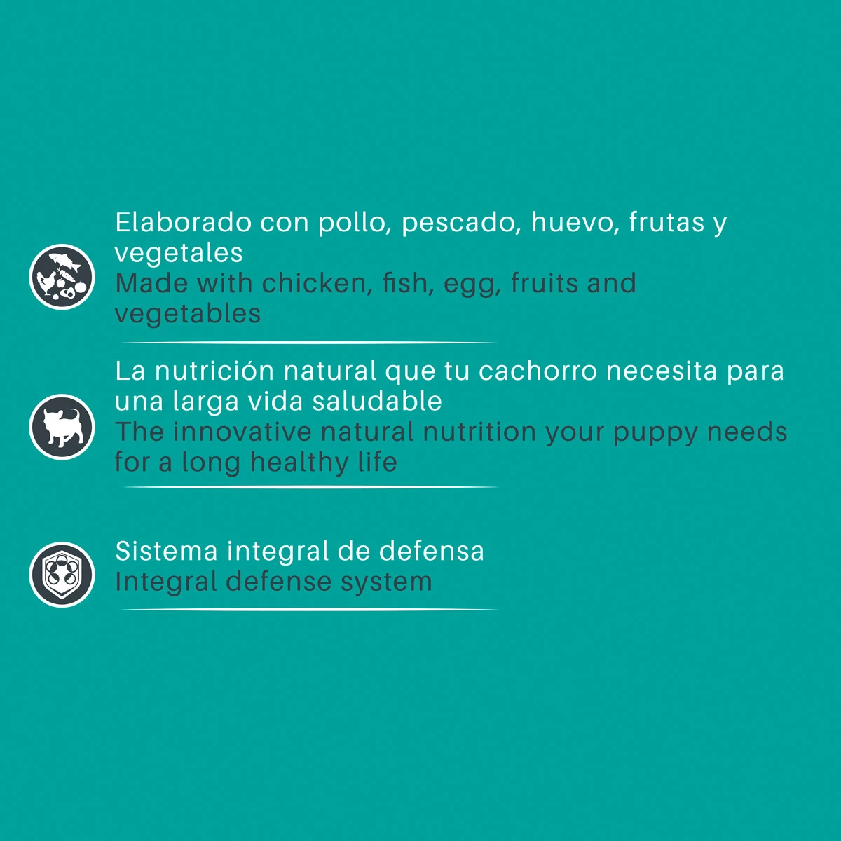 Tiër Holistic Small Bites Alimento Natural Para Perro Cachorro Raza Pequeña Receta Pollo, 8 Kg 6 Tiër Holistic Small Bites Alimento Natural Para Perro Cachorro Raza Pequeña Receta Pollo, 8 Kg - Image 6