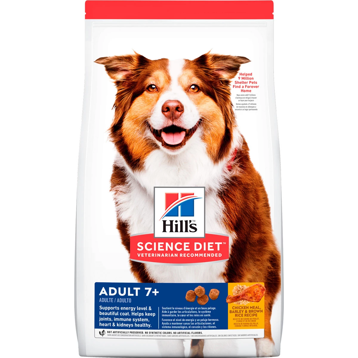 Hill's Science Diet Alimento Seco Para Perro Senior Raza Mediana/ Grande Receta Pollo Y Cebada, 12 Kg 1 Hill's Science Diet Alimento Seco Para Perro Senior Raza Mediana/ Grande Receta Pollo Y Cebada, 12 Kg