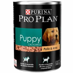 Pro Plan Alimento Húmedo Para Cachorro Todas Las Razas Receta Pollo Y Arroz, 368.5 G