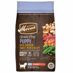 Merrick Alimento Natural Sin Granos Para Perro Cachorro Todas Las Razas Receta Pollo Y Camote, 9.9 Kg