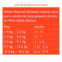 WholeHearted Libre De Granos Alimento Natural Para Perro Adulto Raza Pequeña Receta Pollo Y Chícharo, 6 Kg -Tropiclean Shop medias 394