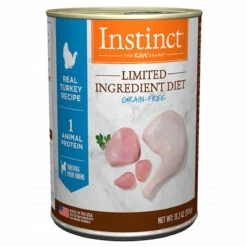 Instinct LID Libre De Granos Alimento Húmedo Para Perro Adulto Receta Pavo, 374 G